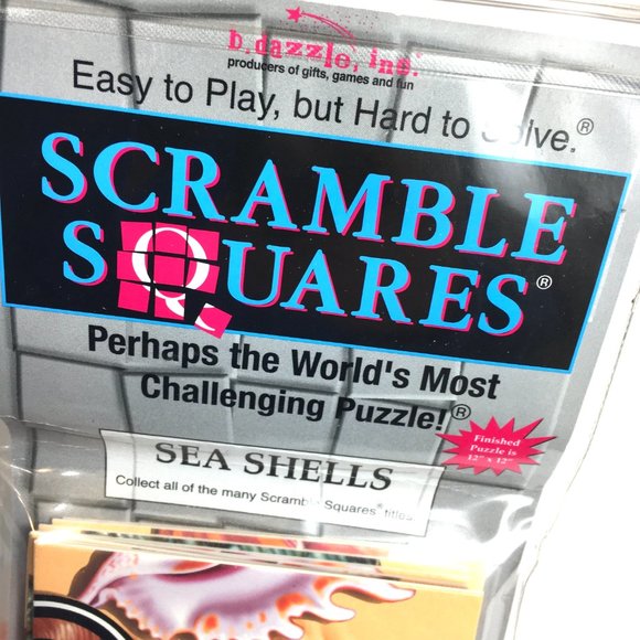 Scramble Squares Sea Shells 9 Pc Puzzle - Picture 2 of 7